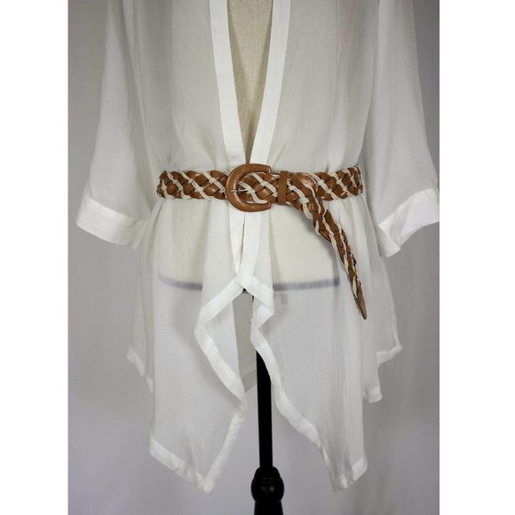 NWT Miilla White Sheer Swimsuit Coverup Med/Large - Picture 6 of 9